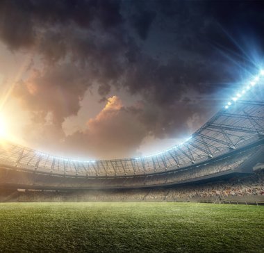 Futbol Stadyumu ile tribün
