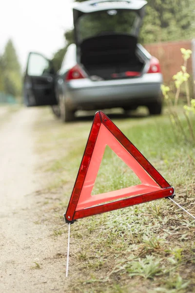 Warning triangle Car breakdown
