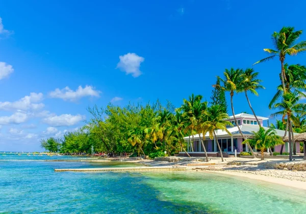 Grand Cayman Cayman Adaları Karayip Denizi Rom Noktada Eve Aralık — Stok fotoğraf