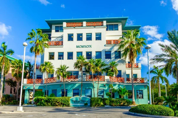 George Town Grand Cayman Cayman Islands Jan 2017 Häuserfassade Ugland — Stockfoto
