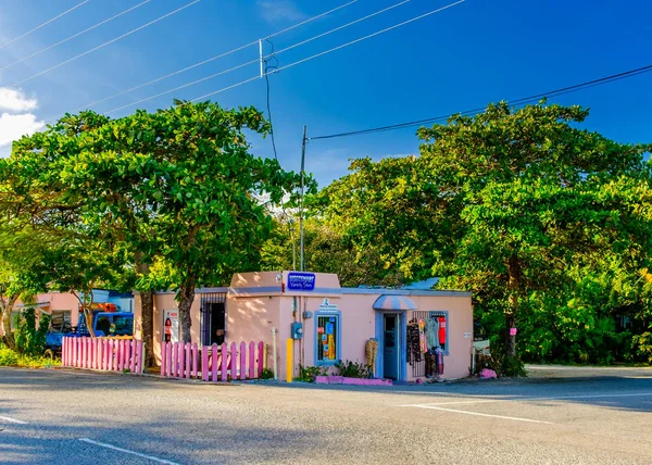 Gran Caimán Islas Caimán Dic 2016 Colorida Tienda Variedades Distrito — Foto de Stock