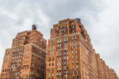 New York City, New York, ABD, jan 2018, Manhattan binalar view yüksek hat üzerinden