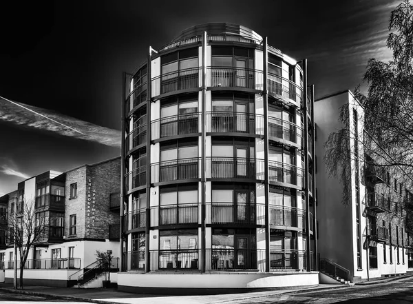 Dublin Irsko Březen 2018 Fasáda Budovy Moderní Kruhový — Stock fotografie