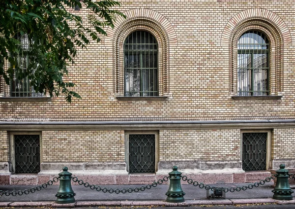 Budapest Magyarország 2019 Augusztus Alkotmany Utca Épületének Látképe — Stock Fotó