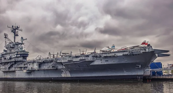 Nueva York Estados Unidos Mayo 2019 Vista Del Intrepid Sea — Foto de Stock