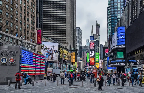 Nova York Eua Maio 2019 Cena Urbana Times Square Manhattan — Fotografia de Stock