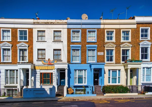 London Aug 2019 View Some Houses Westbourne Park Road Notting Stock Photo