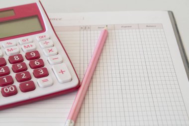 defter iş için aylık gelir ve gider planlayıcısı