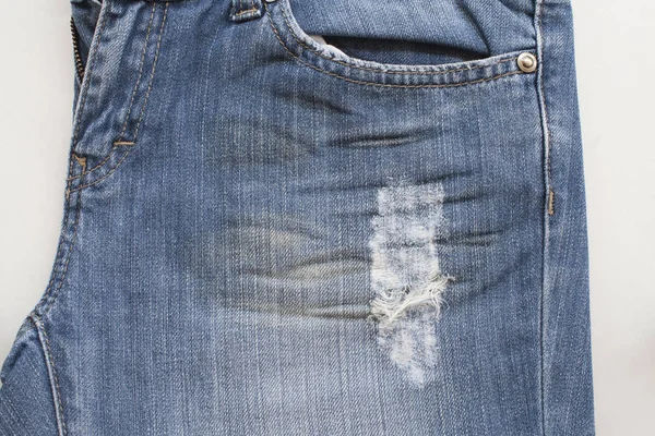 Byxor denim jeans tyg — Stockfoto