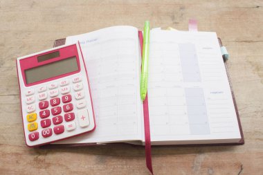 defter aylık planlayıcısı kayıt için mali 