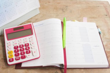 defter aylık planlayıcısı kayıt için mali 