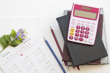 defter aylık planlayıcısı kayıt için mali 