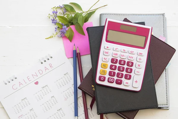 Libreta mensual de planificador de registros financieros — Foto de Stock