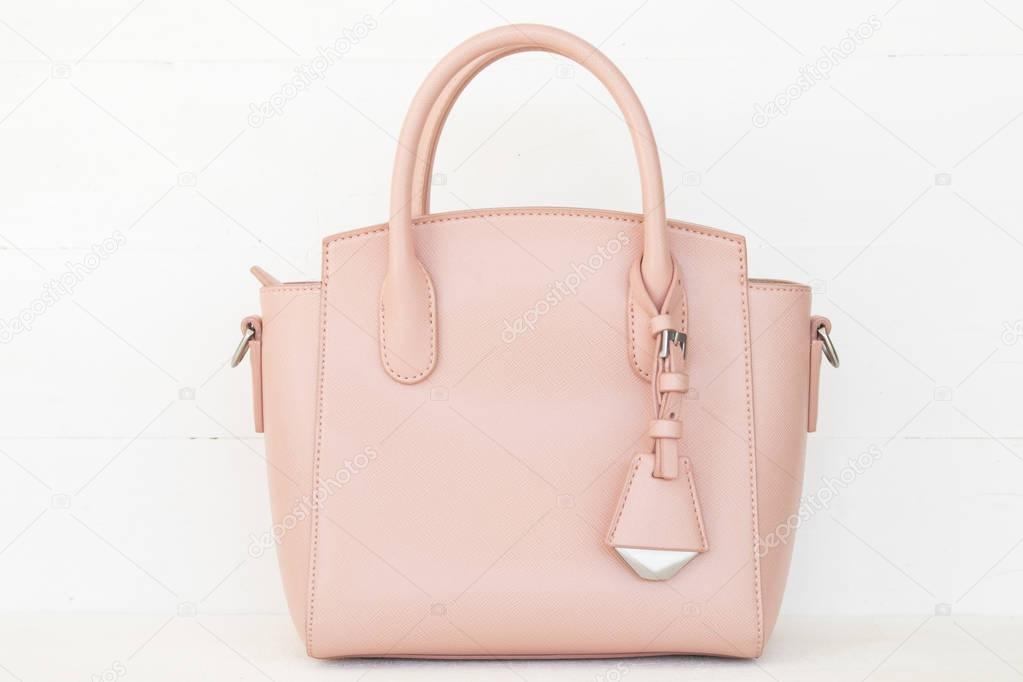 pink handbag collection colorful fashion for woman
