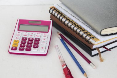 defter planlayıcısı ile hesaplamak için iş tablo Ofis Masası beyaz 