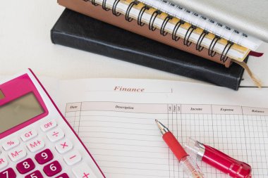 defter planlayıcısı ile hesaplamak için iş tablo Ofis Masası beyaz 