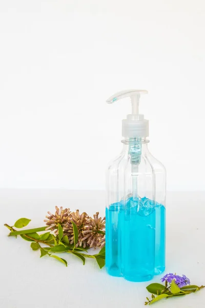 Alcohol Gel Instant Hand Sanitizer Feeling Soft Refreshed Moisturizers Health — Stock Photo, Image