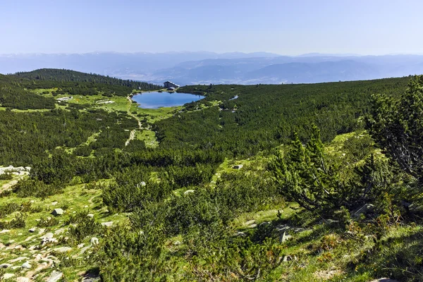 Panorama połą Bezbog jeziora, góry Pirin — Zdjęcie stockowe