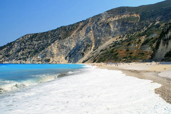 Kefalonia, 그리스 Myrtos 해변의 놀라운 풍경 — 스톡 사진