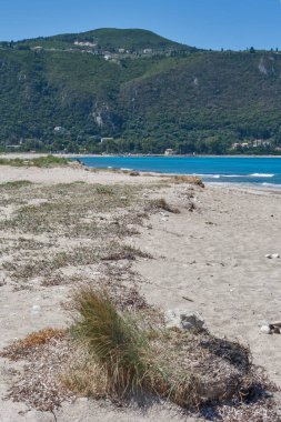 Agios Ioannis Beach kasaba Lefkada, Ionian Islands yakınındaki