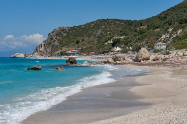 Katisma Beach, Lefkada, Ionian Islands peyzaj