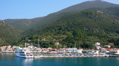 Sami kasaba, Kefalonia, Ionian Islands görünümünü şaşırtıcı