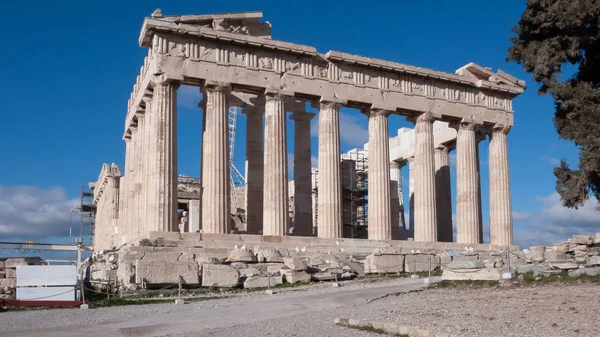 O Parthenon na Acrópole de Atenas, Attica — Fotografia de Stock