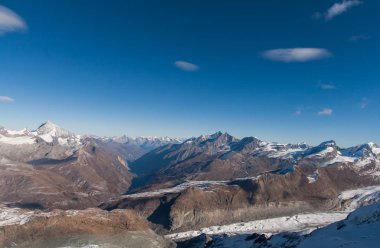 İsviçre Alpleri ve Zermatt Resort, Valais Canton şaşırtıcı