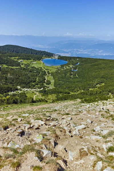 Panorama sekitar Bezbog Lake, Pirin Mountain — Stok Foto