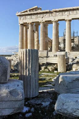Parthenon Tapınağı Akropol Atina, Attica içinde