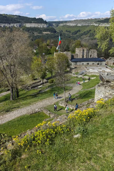 Veliko Tarnovo, Bulgaristan - 9 Nisan 2017: Ortaçağ kale Tsarevets kalıntıları