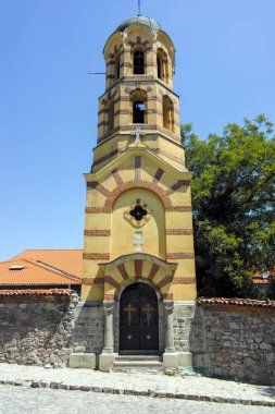 Plovdiv, Bulgaristan - 10 Haziran 2017: Eski şehir şehir Plovdiv, Sv.Nedelya kilisede