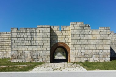 İlk Bulgar İmparatorluğu kale Pliska, Shumen Bölge başkenti kalıntıları