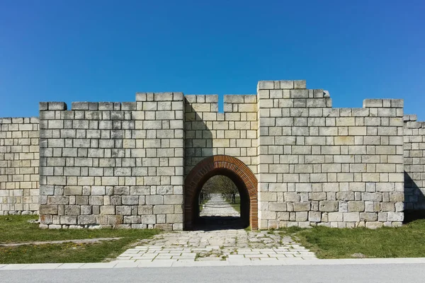 İlk Bulgar İmparatorluğu kale Pliska, Shumen Bölge başkenti kalıntıları