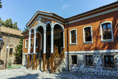 Perushtitsa, Bulgaristan - 4 Eylül 2016: 19, Perushtitsa, Plovdiv bölge Danov bina okul