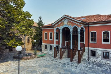 Perushtitsa, Bulgaristan - 4 Eylül 2016: 19, Perushtitsa, Plovdiv bölge Danov bina okul