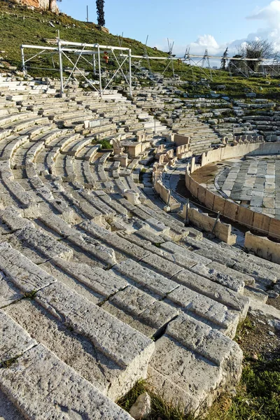 Ruines du Théâtre de Dionysos à Acropole d'Athènes, Attique — Photo