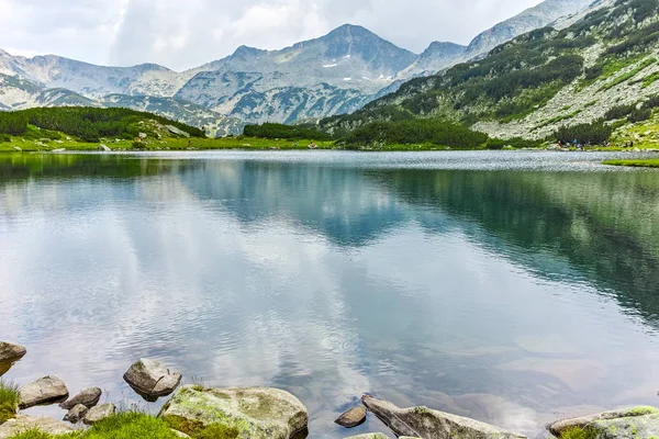 Pemandangan luar biasa Panorama dari Danau Muratovo, Pegunungan Pirin — Stok Foto