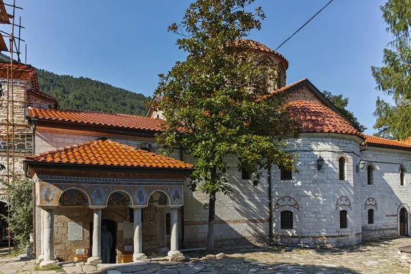 Stock image BACHKOVO MONASTERY, BULGARIA - AUGUST 23, 2017:  Ancient Buildings in Medieval Bachkovo Monastery