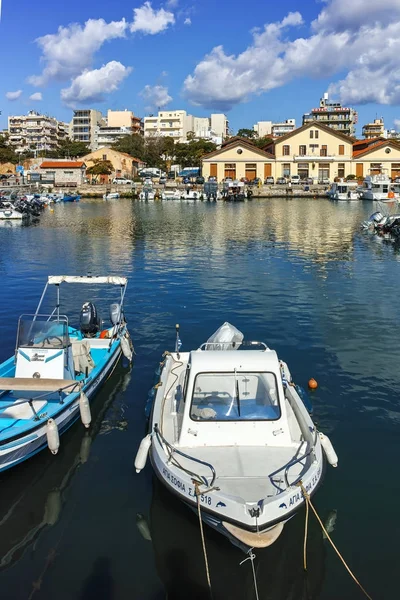 Aleksandropolis, Grecja - 23 września 2017: Niesamowite widok portu i miasta Aleksandropolis, Macedonia Wschodnia i Tracja — Zdjęcie stockowe