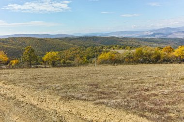 Cherna Gora dağın, Pernik bölgesi sonbahar manzara
