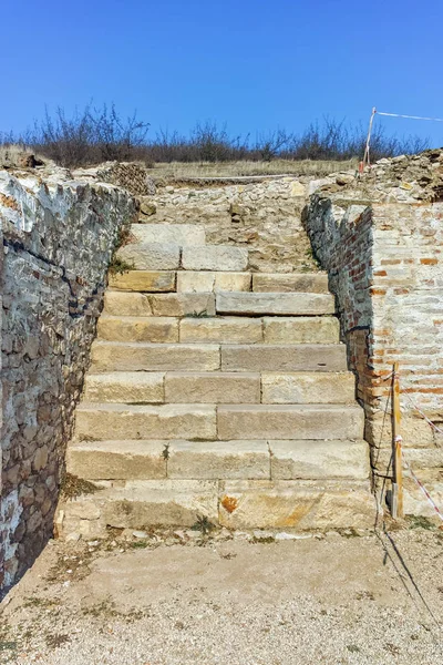 Ruinas de la antigua ciudad Heraclea Sintica - construida por Felipe II de Macedonia, Bulgaria — Foto de Stock