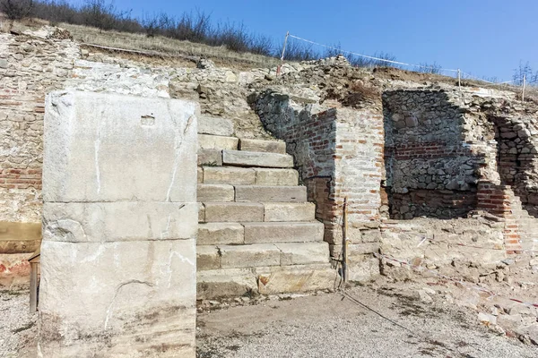 Rovine dell'antica città Eraclea Sintica - costruita da Filippo II di Macedonia, Bulgaria — Foto Stock