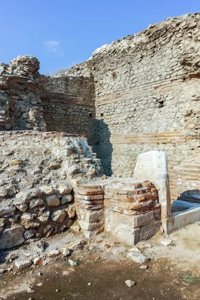 Ruínas da antiga cidade Heraclea Sintica - construída por Filipe II da Macedônia, Bulgária — Fotografia de Stock
