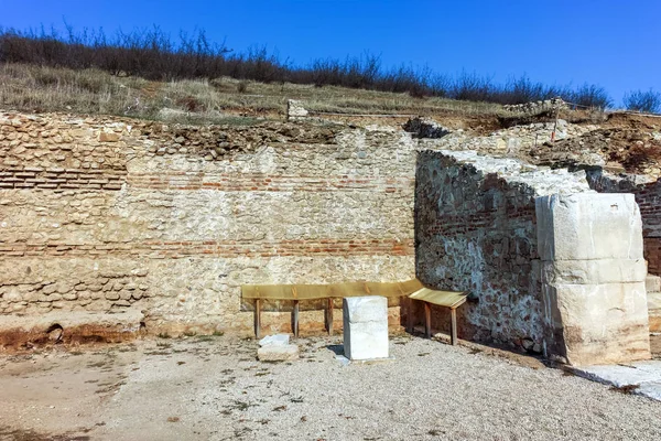 Ruins of ancient city Heraclea Sintica - built by Philip II of Macedon, Bulgaria — Stock Photo, Image