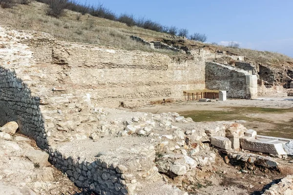 Ruins of ancient city Heraclea Sintica - built by Philip II of Macedon, Bulgaria — Stock Photo, Image