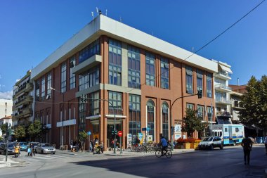 Dedeağaç, Yunanistan - 23 Eylül 2017: Bina, Town Hall şehir Dedeağaç, Doğu Makedonya ve Trakya,