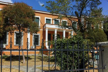 Dedeağaç, Yunanistan - 23 Eylül 2017: Dedeağaç şehri, Doğu Makedonya ve Trakya okulda