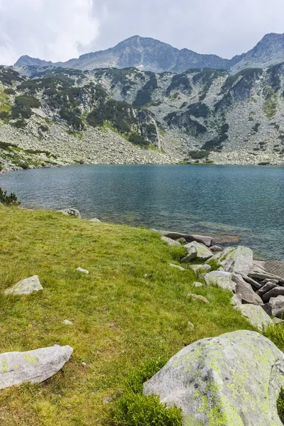 Puncak Banderishki Chukar Dan Danau Muratovo Pirin Mountain Bulgaria — Stok Foto