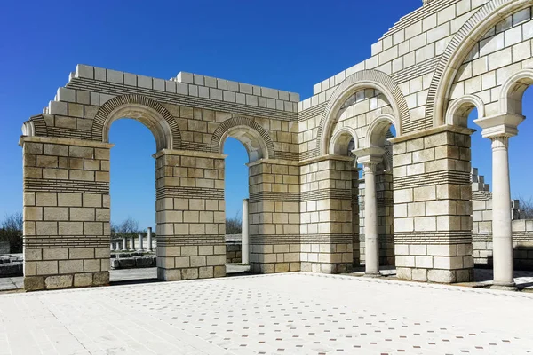 Rovine Della Grande Basilica Vicino Alla Capitale Del Primo Impero — Foto Stock